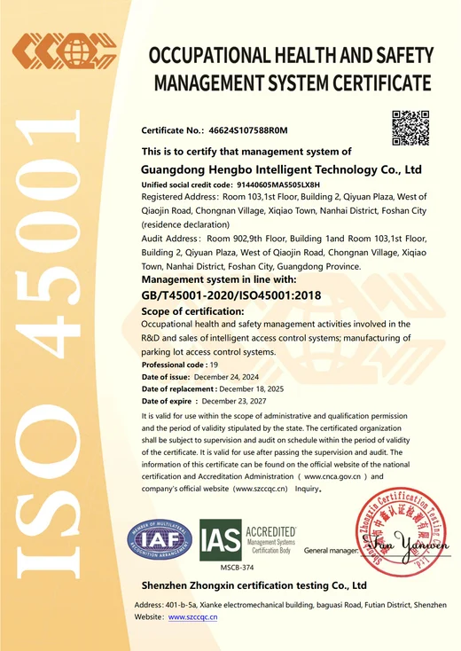 ISO 45001:2018 — 46624S107588R0M