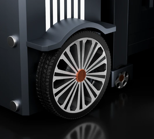 D-18 original manufacturer detail: a large head wheel