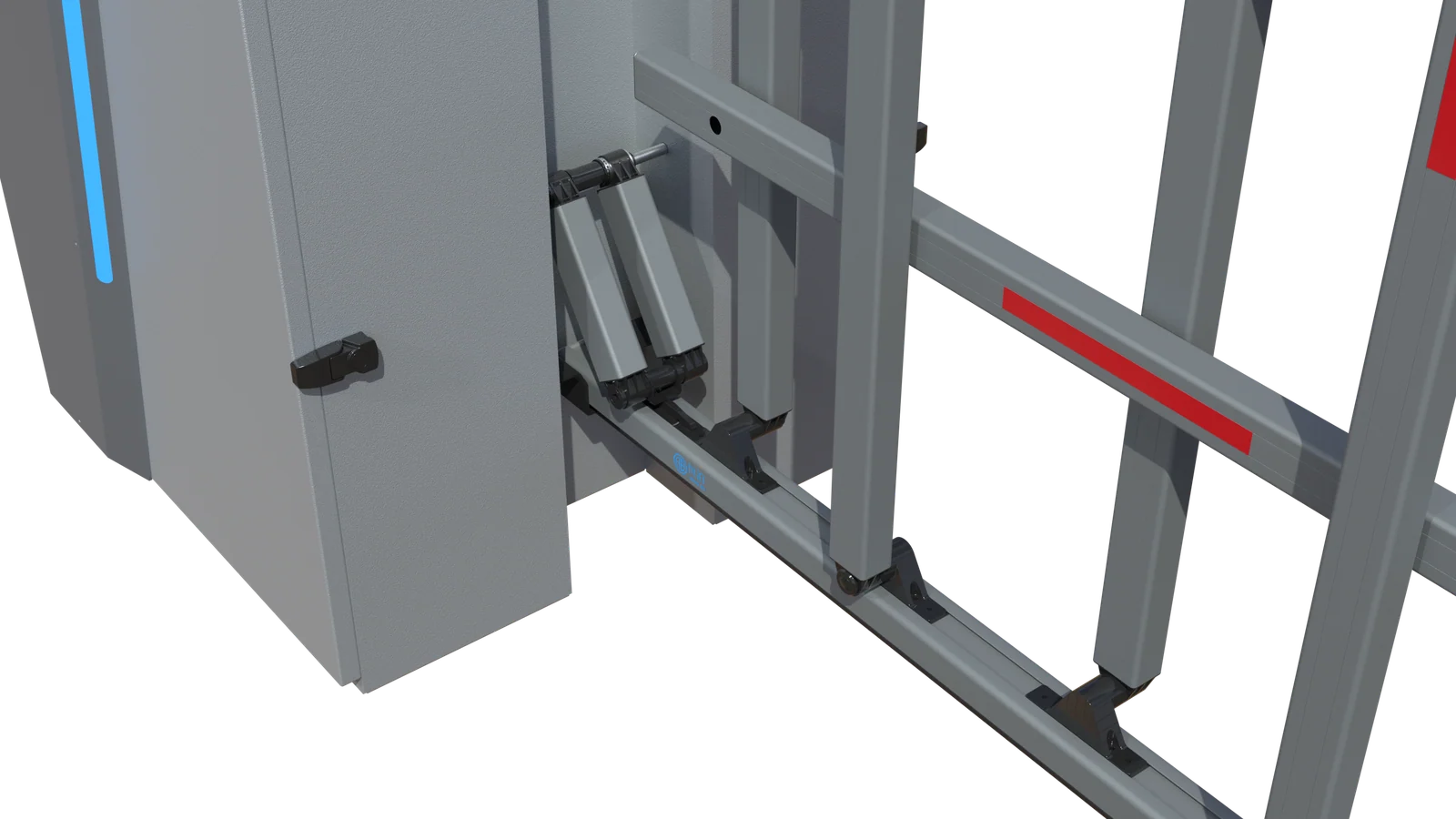 DZ-60: Cabinet-to-fence connection