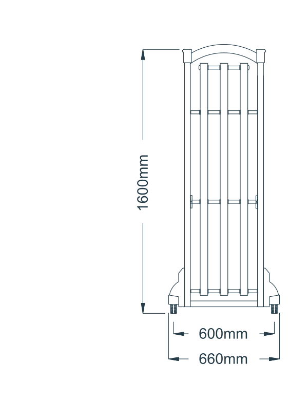L-06B original catalogue CAD geometry with English dimension labels, millimetres