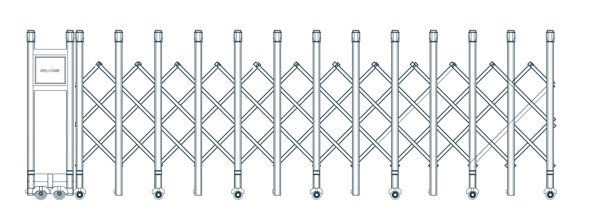 L-08 original catalogue CAD geometry with English dimension labels, millimetres