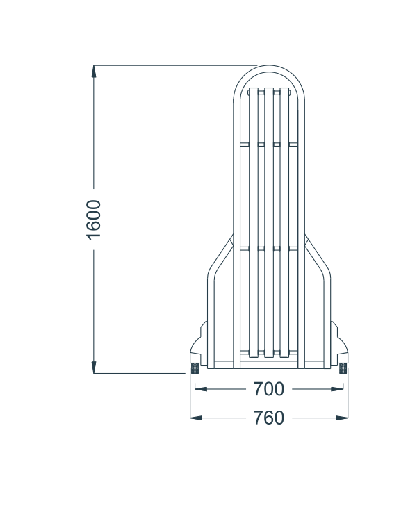 L-11 original catalogue CAD geometry with English dimension labels, millimetres