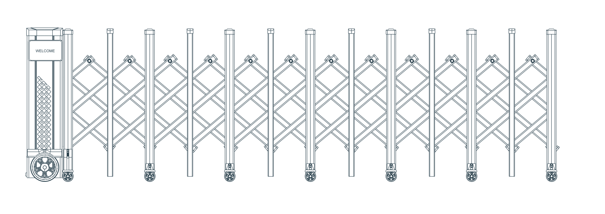L-18A original catalogue CAD geometry with English dimension labels, millimetres