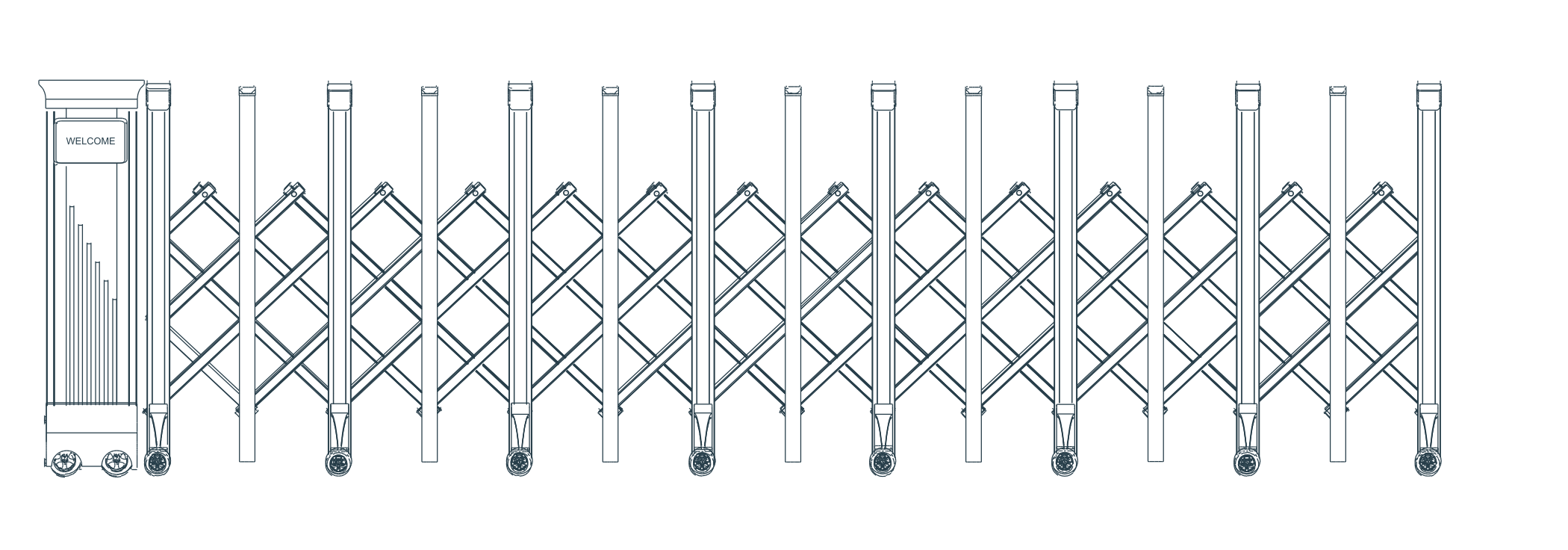 L-36 original catalogue CAD geometry with English dimension labels, millimetres