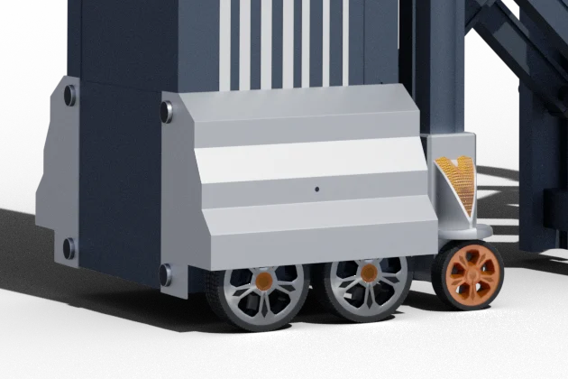 L-39 drive-head base and wheel assemblies