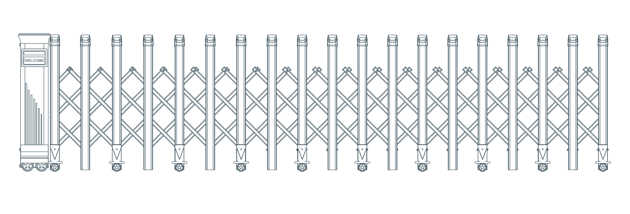 L-41 original catalogue CAD geometry with English dimension labels, millimetres