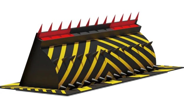 LZ-030 original hydraulic road-blocker movement position 3