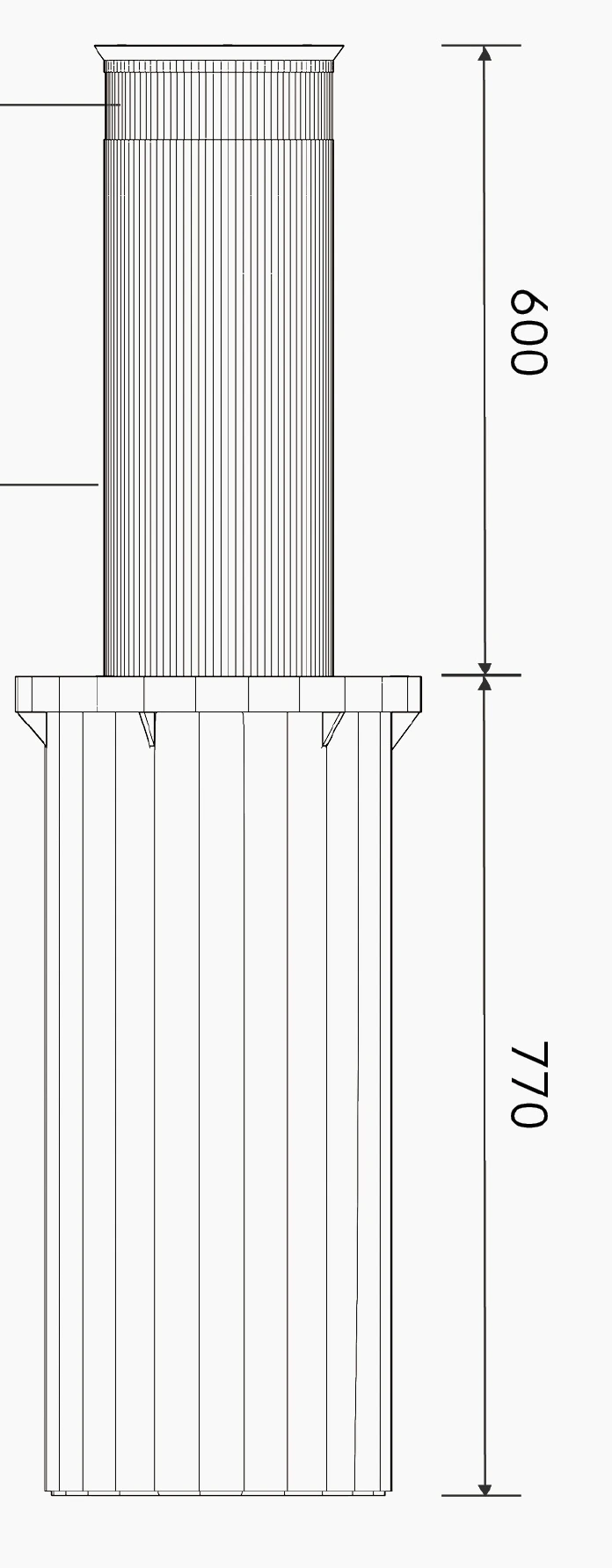 LZ-046 original catalogue dimension drawing; reference dimensions are described in the adjacent text