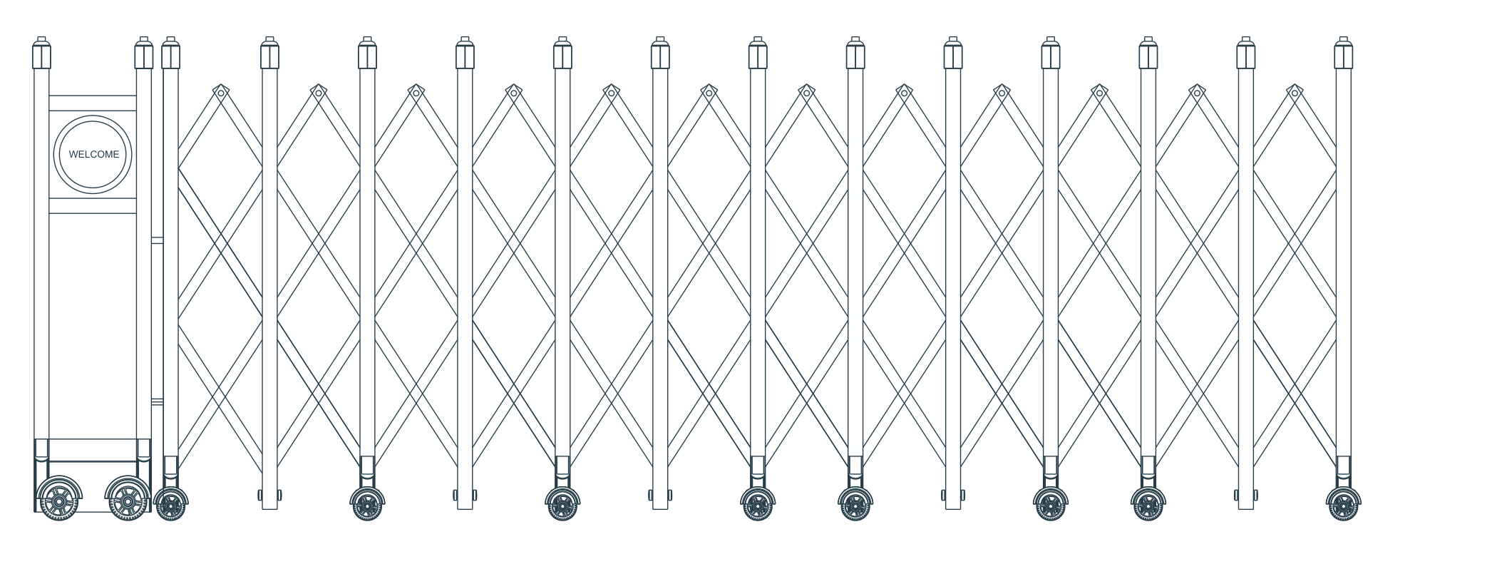M-11 original catalogue CAD geometry with English dimension labels, millimetres