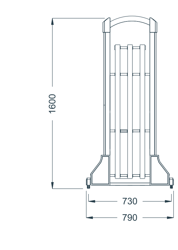 M-20 original catalogue CAD geometry with English dimension labels, millimetres