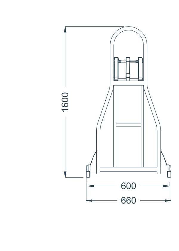 M-24 original catalogue CAD geometry with English dimension labels, millimetres